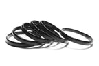 Karivala Plastic Black Bangles for Babies and Kids 4 Pcs - 6mm Thick (1-2 Years)