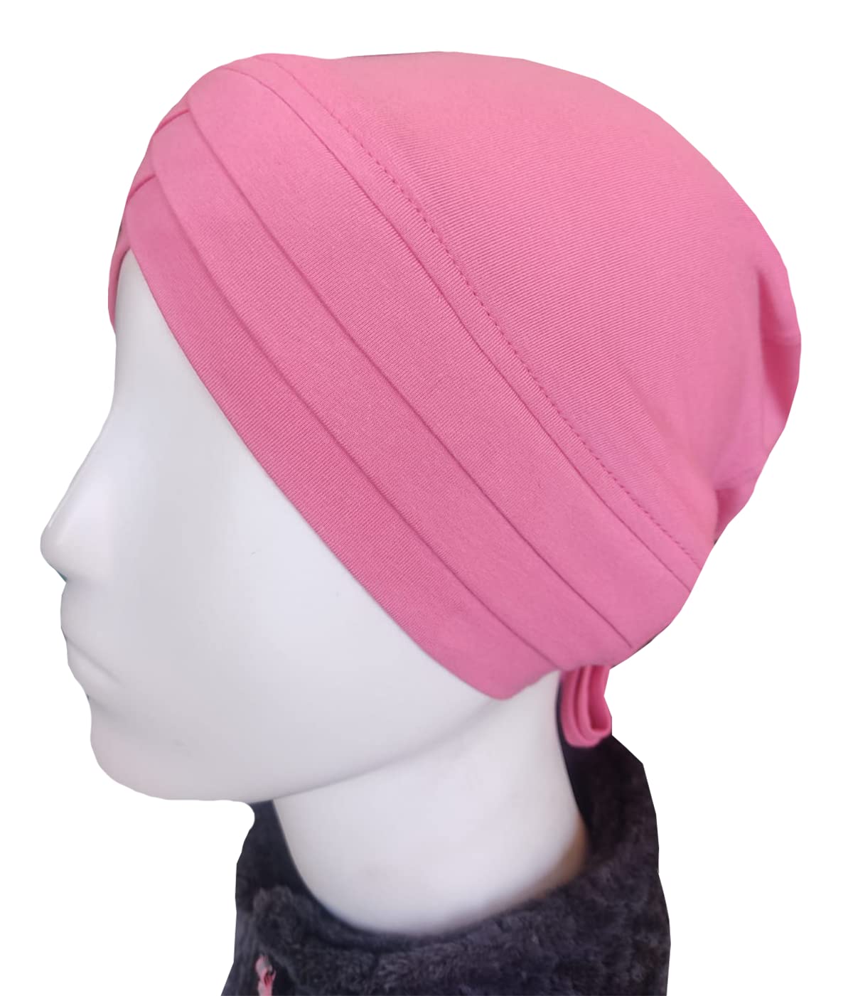 TCP TheClothesPeople Women's Turban Cap Premium Jersey Under Scarf,Bonette Innercap,Headscarves,Hijab (PINK), (Female)