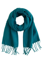 FM Trends Stylish Plain Scarf for Women & Girls | Solid Color Stole, Dupatta, Shawl | Elegant Ladies Accessory (Rama Green, 1.8 meters)