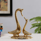 Prince Home Decor & Gifts Metal Tray Bowl For Table And Home Decorative (19 x 9 x 10 cm, Golden)
