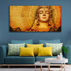 VIBECRAFTS Spiritual Shiva Premium Canvas Wall Painting With Frame for Living Room Drawing Room Home|Office|Gift (PTVCH_2228N)