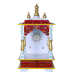 Kamdhenu Art and Craft Wooden Temple/Home Temple/Pooja Mandir/Pooja Mandap/Temple for Home, 12 X 24 inch