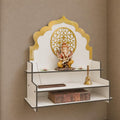 NIVED NARMADA Mandir, White, Regular