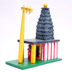 Andhra Hand Crafts Kondapalli Wooden Temple (7X4X9)
