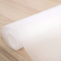 ElastPro (45 cm X 5 m) Clear EVA Food Grade Washable Anti Slip Mat/Sheet for Fridge, Shelf Liner, Table, Kitchen Drawer mat (Diamond Texture, Clear) Kafalo