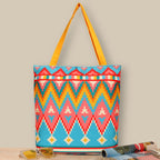 The Purple Tree Canvas Tote Bag - Women's Modern Printed Canvas Tote Bag - L, i - 1 Pc