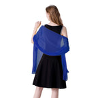 Soft Chiffon Scarve Shawls Wraps for Dresses Women Accessories