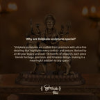 Shilpkala Brass Maa Durga Idol for Home Temple 3 Inch – Divine Durga MATA Murti for Pooja Mandir, Elegant Home Decor Statue, Spiritual Worship Figurine, Festival & Housewarming Gift (Coffee Antique)