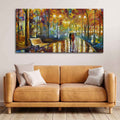 VIBECRAFTS Homcraft Canvas Paintings for Living Room Drawing Room Rain's Rustle Canvas Wall Painting Fitted With Wooden Frame For Home | Office | Living Room | Gifts (PTVCH_2534N)