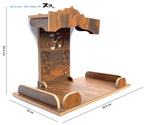 7CR Art and Craft Wall Mounted Temple (Brown, Standard)