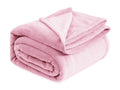 VAS COLLECTIONS Premium Plush Summer Double Bed Dohar/AC Blanket | 250 GSM Reversible Lightweight Cozy Soft for Bed, Sofa, Couch, Travel & Camping| 220x230 cm - Pink Kafalo
