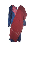 Pashmina stole for women with hand made needle work