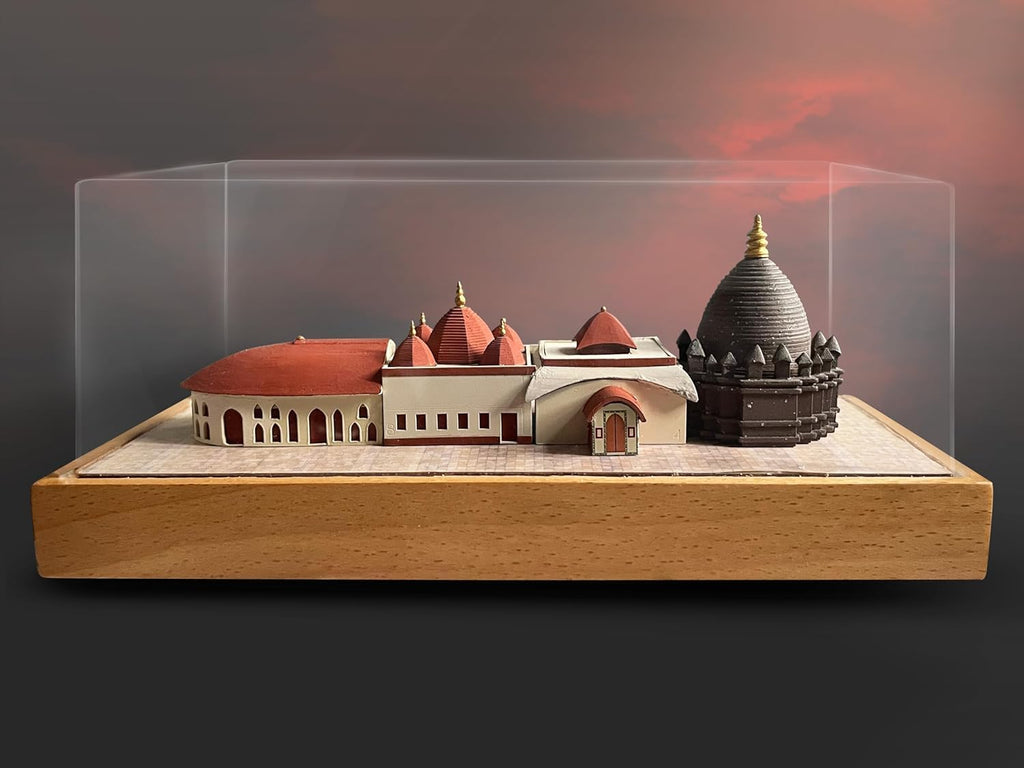 Depict Solutions 3D Miniature Kamakhya Temple Model, Hindu Architecture, Religious Gift for Kids and Adults