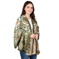 SANNIDHI Winter Shawl for Women, Imitation Cashmere Scarf, 65x185cm Green