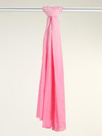 VERAME Cotton Ombre Shaded Scarf for Women & Men – Lightweight Breathable Summer Stole, Soft Stylish Unisex Wrap (PINK)