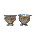 Sigaram 2 Inch German Silver Kum Kum Cup for Home Office and Temple Pooja Decore K3116