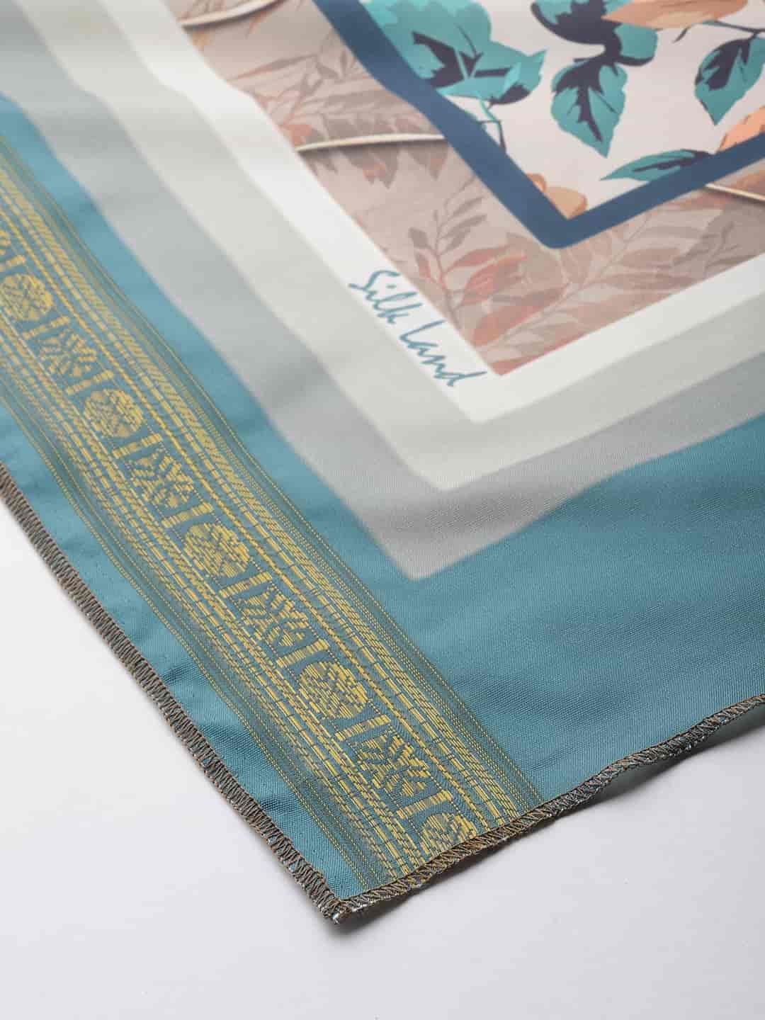 SILK LAND Women's Digital Printed Scarfs