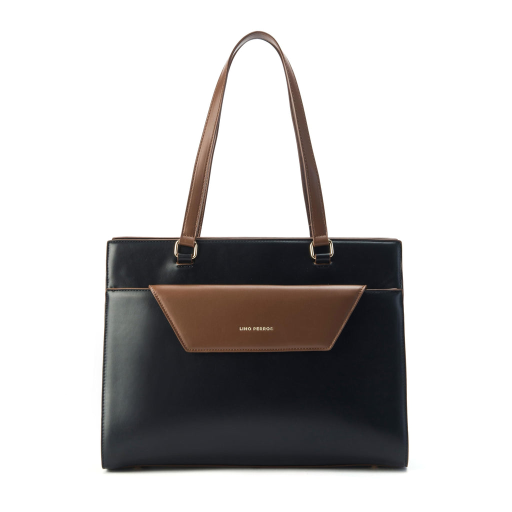 Lino Perros Monroe Sophisticated Black Tote Bag
