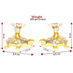 KridayKraft Tortoise Candle Holder, Metal Candle Stand for Home Decoration, Hotal Decoration, Candle Light Dinner & Dining Table Animal Showpiece Figurines
