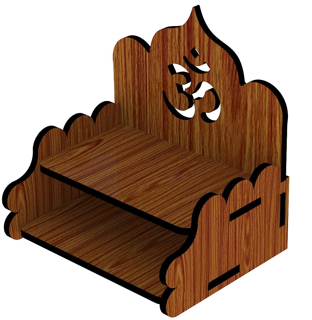 SSI Fully Handmade beautyfull Small Wooden Home and Office Temple/Pooja Mandir Pooja ghar