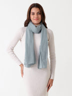 Beau Design Scarf, Lightweight Shawl Wrap for Women, Multiple Colours Available (Light Gray)