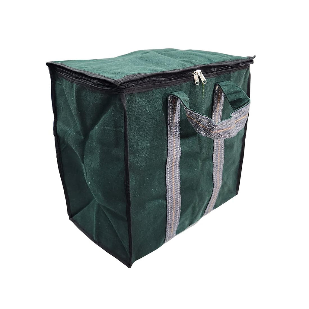 Grocery Shopping Bag with Zipper Closure,Heavy luggage,supply,heavy material, with cotton/canvas material.
