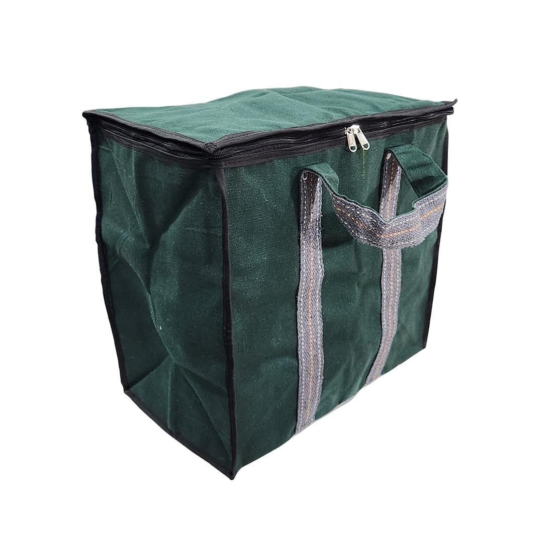 Grocery Shopping Bag with Zipper Closure,Heavy luggage,supply,heavy material, with cotton/canvas material.