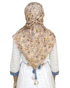 Switchon Rayon Anti Pollution Full face Scarf UV Sun Rays Protection scarf for women - Free Size (Peach-3)