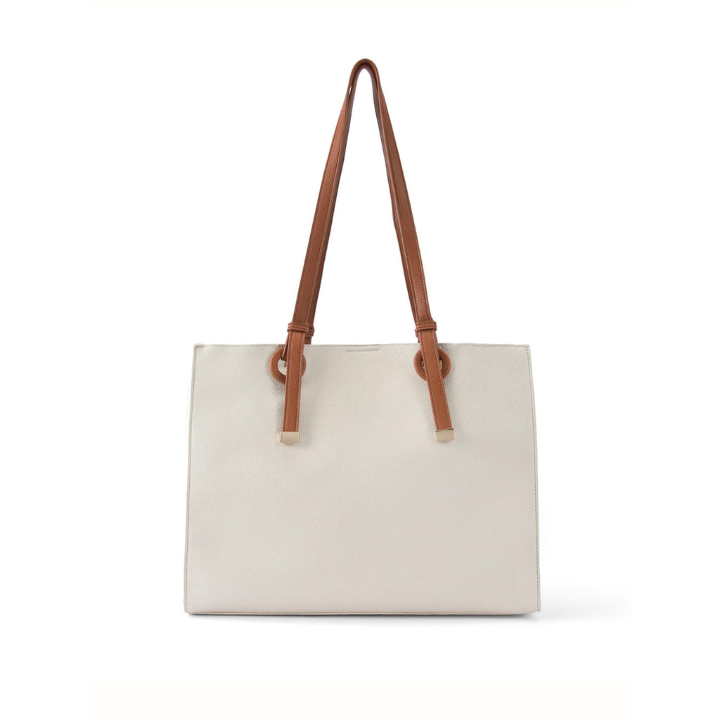 Lino Perros Monroe Hope Off-White Tote Bag