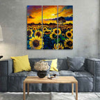 VIBECRAFTS Homcraft Abstract Art Eye 3 Pieces Canvas Wall Painting Fitted With Wooden Frame For Home | Office | Living Room | Gifts (PTVC3Pcs1_9528)