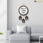 Artvibes This is Our Happy Place Wooden Wall Hangings Decor For Home | Bed Room | Quotes Decor Item | Home Quotes Wall Hanging | Modern Decor Items | Wall Poster | Artworks Hangings | Gift(WH_7211N)
