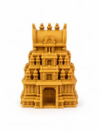 Mini Temple Gopuram Decorative Showpiece, Hindu Temple Model for Pooja Room, Car Dashboard, Home Décor and Gift