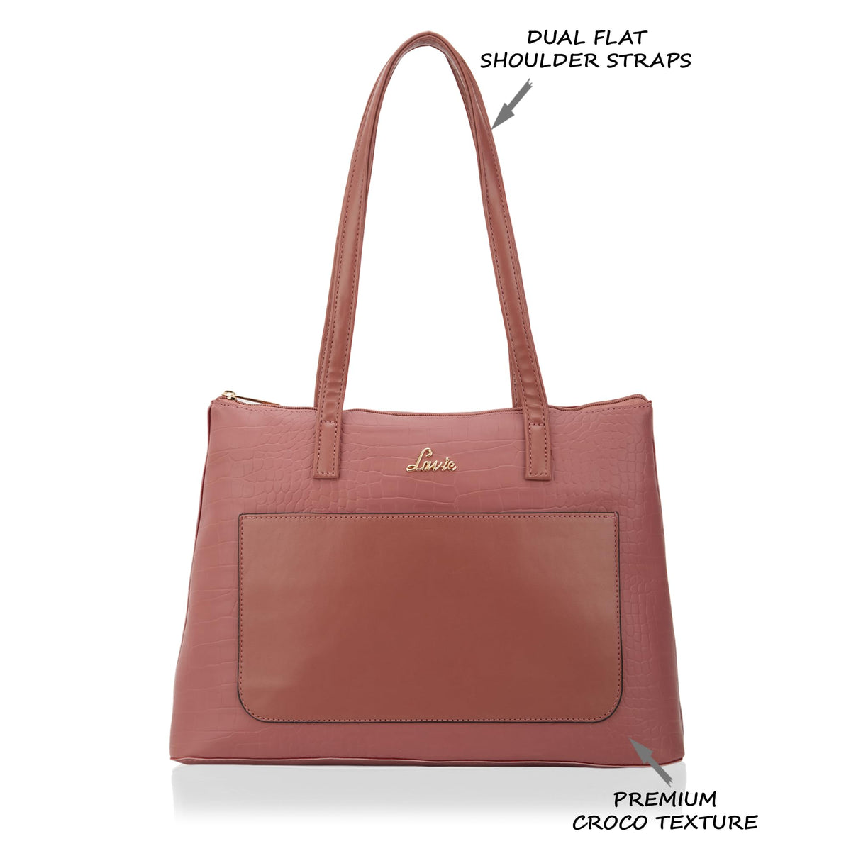 Lavie Women's Croc Module Tote Bag | Ladies Purse Handbag