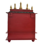 Jodhpur Handicrafts Wooden Temple/Home Temple/Pooja Mandir/Pooja Mandap/Temple for Home with Light