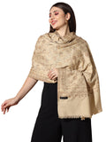 Pashmoda Women shalimaar Woven Design Jamawar Shawl (Size 101X203 CM)