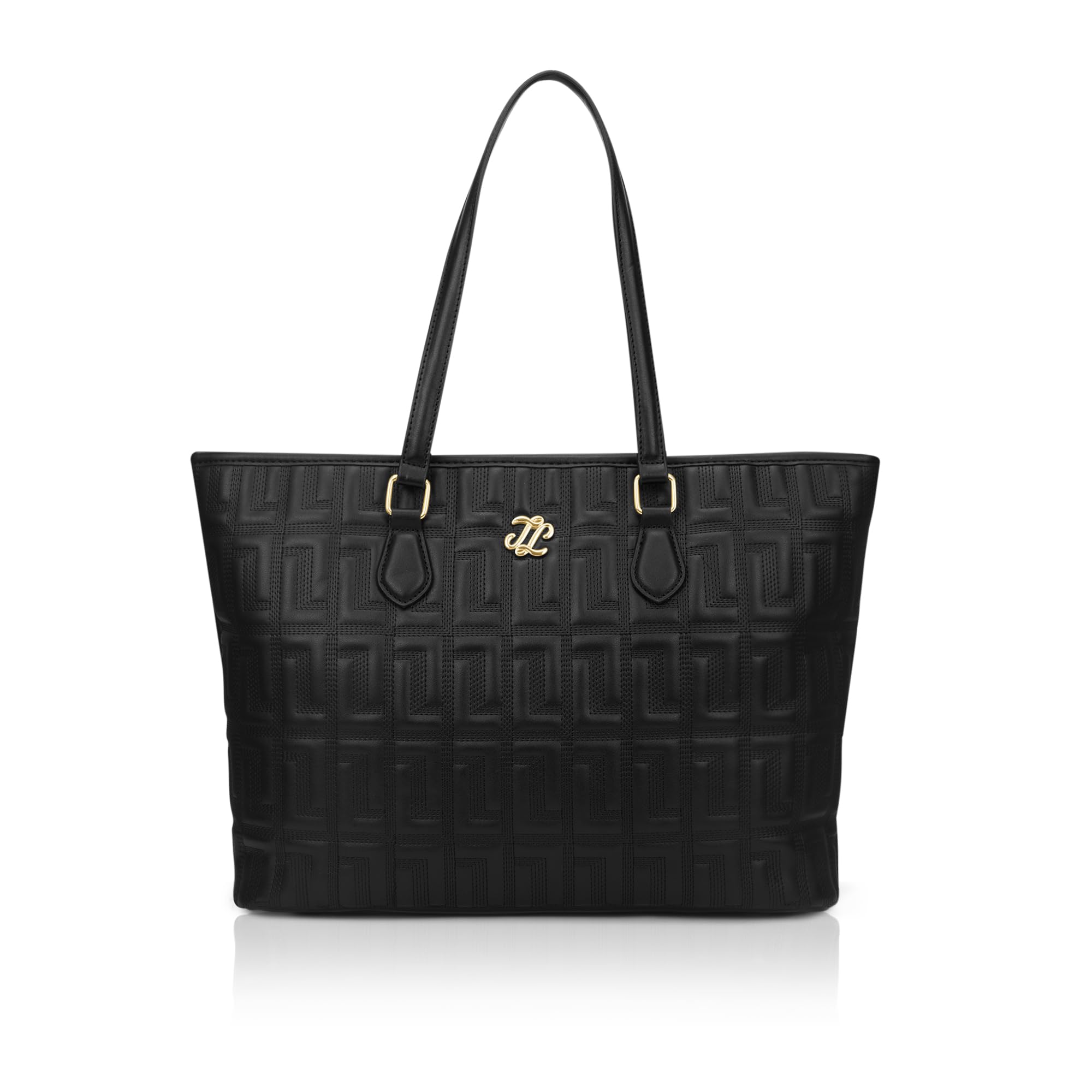 Lavie Signature Women's Quilt Rota Pro Tote Laptop Bag | Tote Laptop Bag for Work | Ladies Purse | Stylish Shoulder Bag | Gift for Women