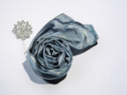 Premium Shimmer Muna Satin Scarf | Hijab | Soft, Shiny & Stylish | 180 cm x 70 cm | Elegant Choice for All Occasions – Parties, Weddings & Festivals (SKY BLUE)