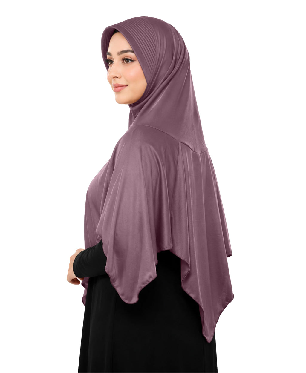 Mehar Hijab Women's Modestly Stylish Look Solid Soft Polyester iCRA fabric Nabah Hijab Wheat (Free Size)