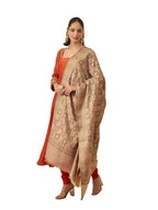 Pashmoda Women Mahtab Kashmiri Jamawar Woven Design Shawl (Size: 40x80in, 101x203cm) SECS56