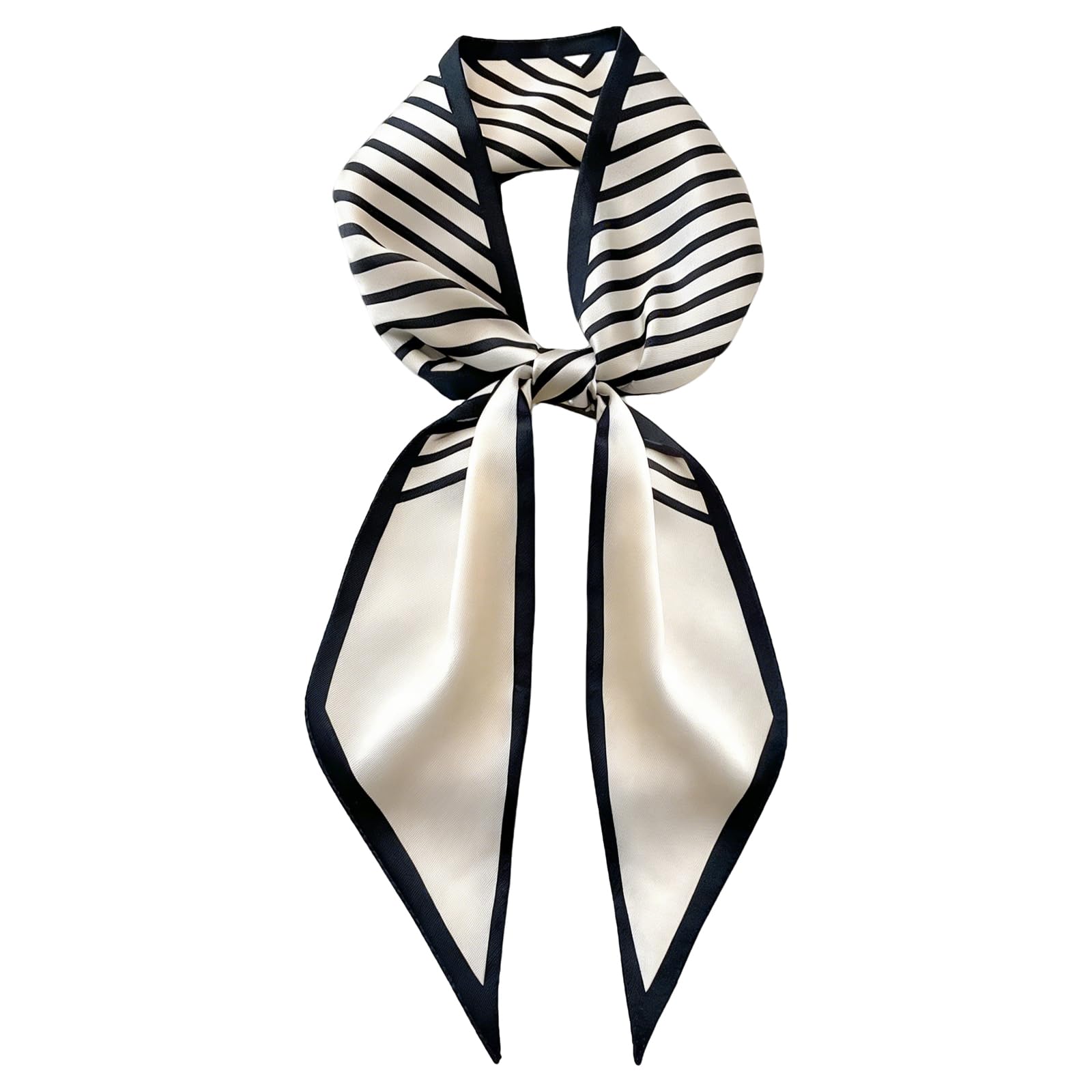Luyizi Silk Neck Scarf for Women, Elegant Satin Scarves for Suit & Blazers, Stylish Neck Scarf for Casual, Office, and Formal Wear, Lightweight Accessory