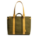 DailyObjects Women's Latest System Tote Bag|Stylish&Spacious Canvas Handbag With Zip Closure|Handcrafted Ladies Shoulder Purse|Sturdy Double Handles|Padded Laptop Compartments For Upto 14,Yellow