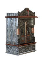 Akshar Furniture Aluminium & Copper Oxidized Home Temple Mandir Size- L-12 B-7