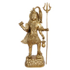 SVARUP Big Brass Shiv Shankar Bhagwan Shiva Murti for Puja Decor Gift Height 23 Inches