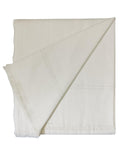 Arvore Bunkaar Plain Pure Handloom Khes - 100% Desi Thick And Heavy Cotton Khes/Summer Blanket/Chadar/Yoga Blanket (Off White, 100 Tc) Kafalo