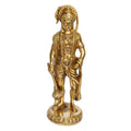 ARTVARKO Brass Hanuman Statue Idol Bajrangbali Bhagwan Sankat Mochan Standing Murti for Home Office Entrance Décor Temple Mandir Puja Gift 10 Inch.