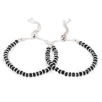 Osasbazaar Sterling Silver Nazariya Kadli Bracelet Adjustable for Boys, Girls, Children, Baby (Black) - 90%-92.5% Purity Cerified