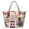 The Purple Tree Oversized Tote Bag for Women, House & Travel Tote with Zip, College Bag, Large Capacity Handbag