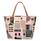The Purple Tree Oversized Tote Bag for Women, House & Travel Tote with Zip, College Bag, Large Capacity Handbag