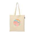 VVWV Here Comes The Sun Printed Reusable Tote Bags | 100% Organic Cotton Shopping/Grocery Bag | Multi-Purpose Bag | Sturdy Canvas Bag with 15kgs Capacity (13 x 15.7 Inch)