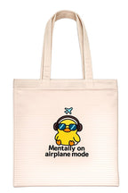 CANVAS COTTON TOTE BAG DESIGN AEROPLANE MODE
